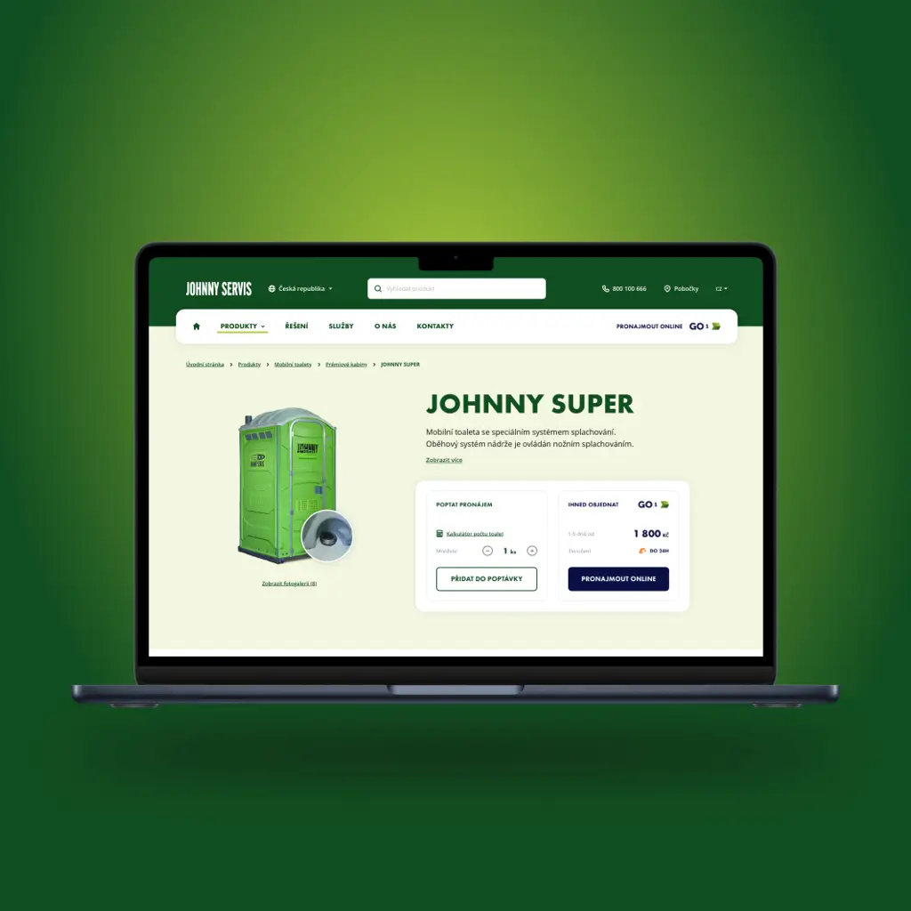 JOHNNY SERVIS - mobile Toiletten, Container und Bauzäune